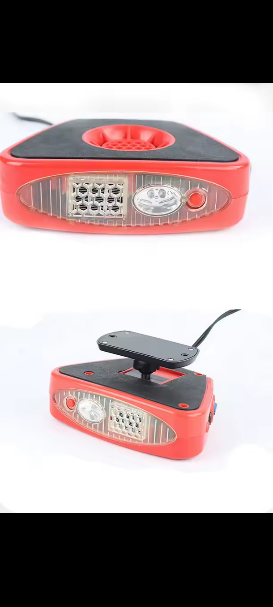 Heater-defroster-fan With light مزيل الضباب والتدفئة داخل السيارة